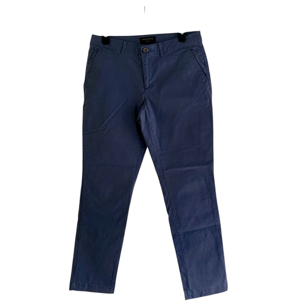Banana  Republic Girlfriend Fit Slim Casual Chinos Pants Blue Women’s Size 6